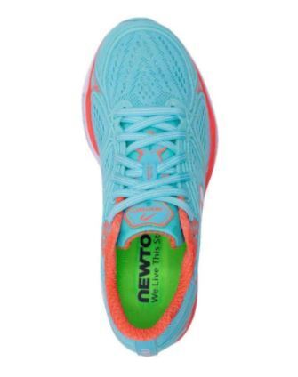 Newton Womens Kismet Running Shoes Runners Sneakers - Cyan/Orange