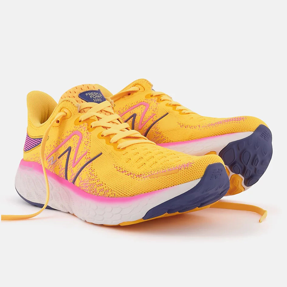 New Balance Womens Fresh Foam X 1080 v12 Running Shoes - Vibrant Apricot