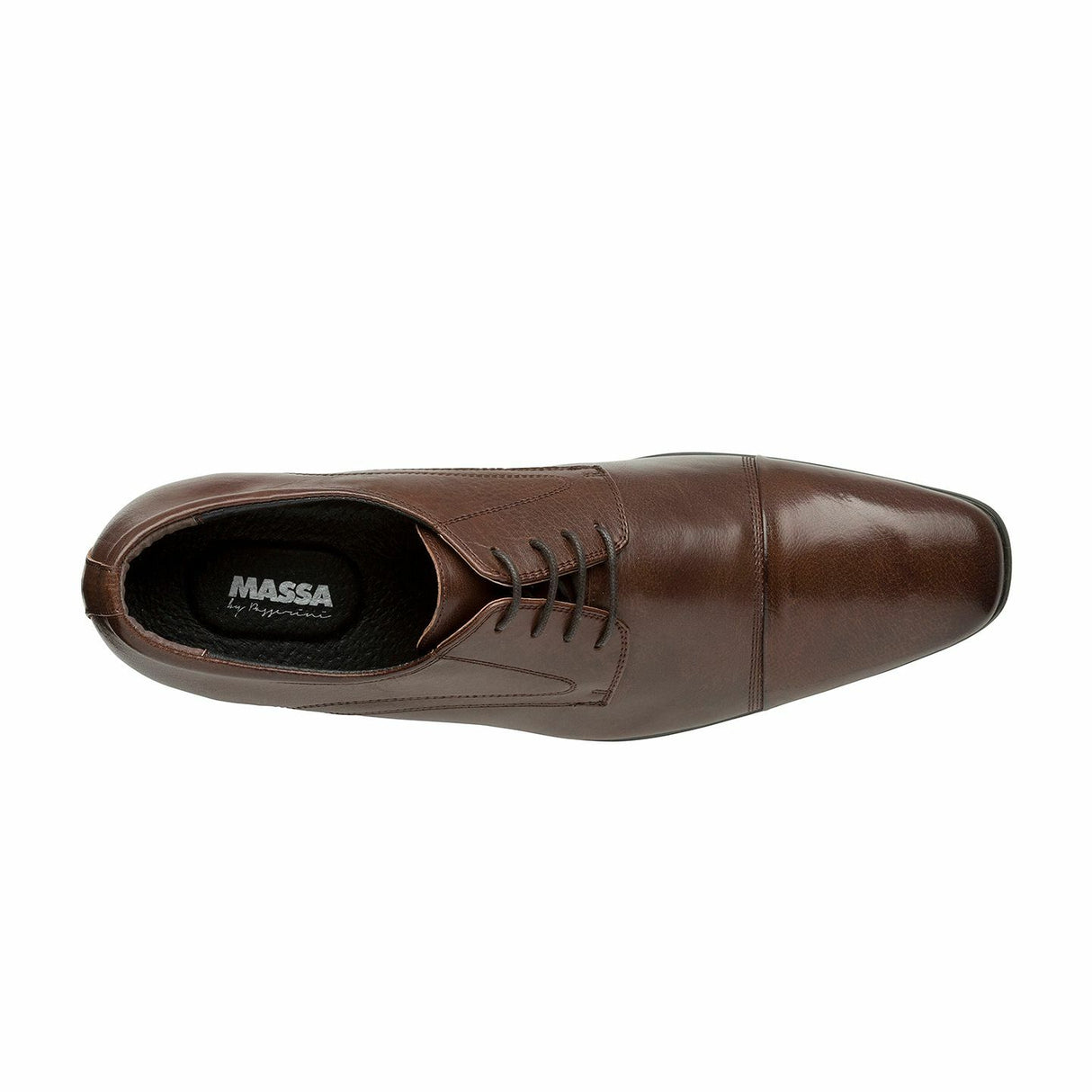 MASSA Monza Mens Formal Leather Shoes Work Dressy - Brown