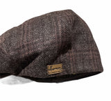 Herman Mens Dispatch Made In Italy Flat Cap Ivy Pure Wool - Brown