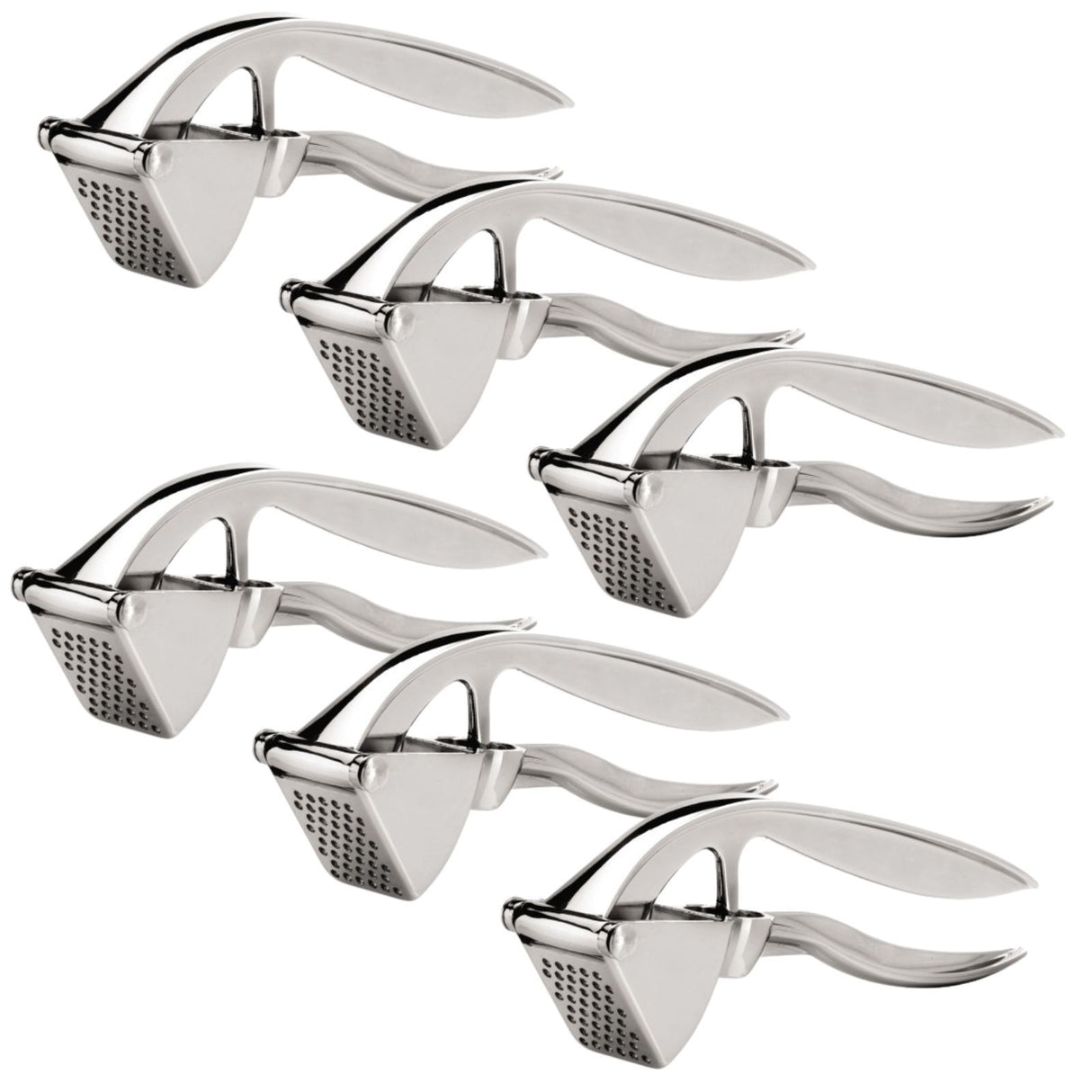 6x 2 in 1 Wiltshire Garlic Press Cherry Olive Pitter Tool Stainless Steel W3200