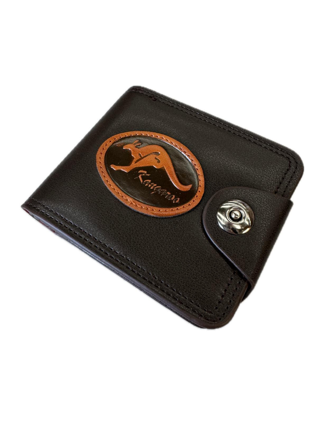 Souvenir Wallet Australia Classic Australian Kangaroo in Brown