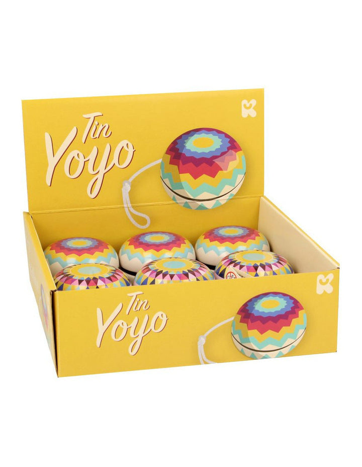 6 Pcs Tin YoYo Tin YoYo Birthday Party Loot Bags Filler Toys