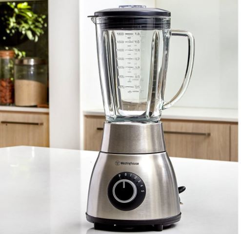 Westinghouse 1.8L 800W Blender Chops Mix Food Processor Stainless Steel