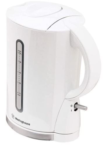 Westinghouse 1.7L Plastic Kettle - White WHKE03W