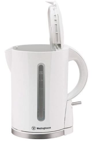 Westinghouse 1.7L Plastic Kettle - White WHKE03W