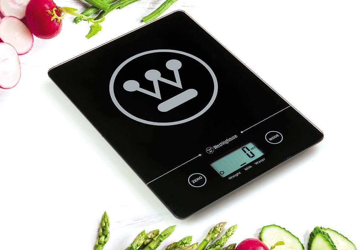 Westinghouse Electronic 8kg Kitchen LCD/Touch Scale/Weight Cooking/Baking - Black