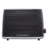 Westinghouse Plastic 1.7L Kettle & 2 Slice Toaster Pack - Black WHKTPK07K