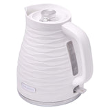 Westinghouse 1.7L Kettle & 4 Slice Toaster Pack White/Silver Wave Pattern