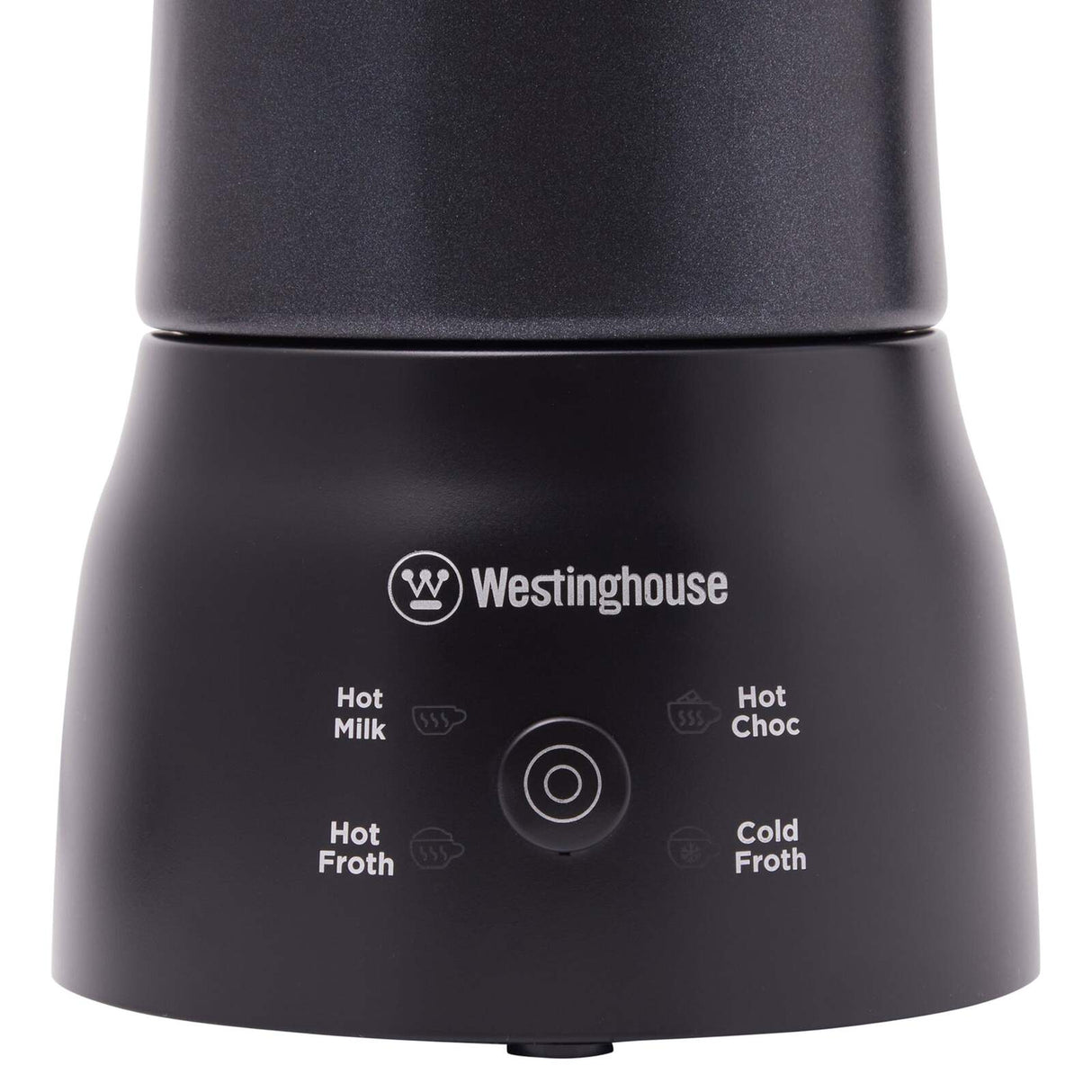 Westinghouse Milk Frother - Black - 250ml Capacity - Induction Tech