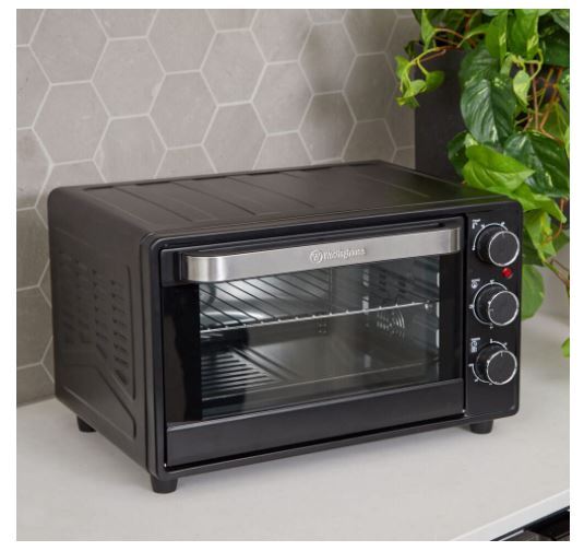 Westinghouse Electric Stainless Steel 26L/1600W Tabletop Convection Oven - Black