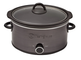 Westinghouse Slow Cooker 3.5L Cermaic Pot Black Stainless