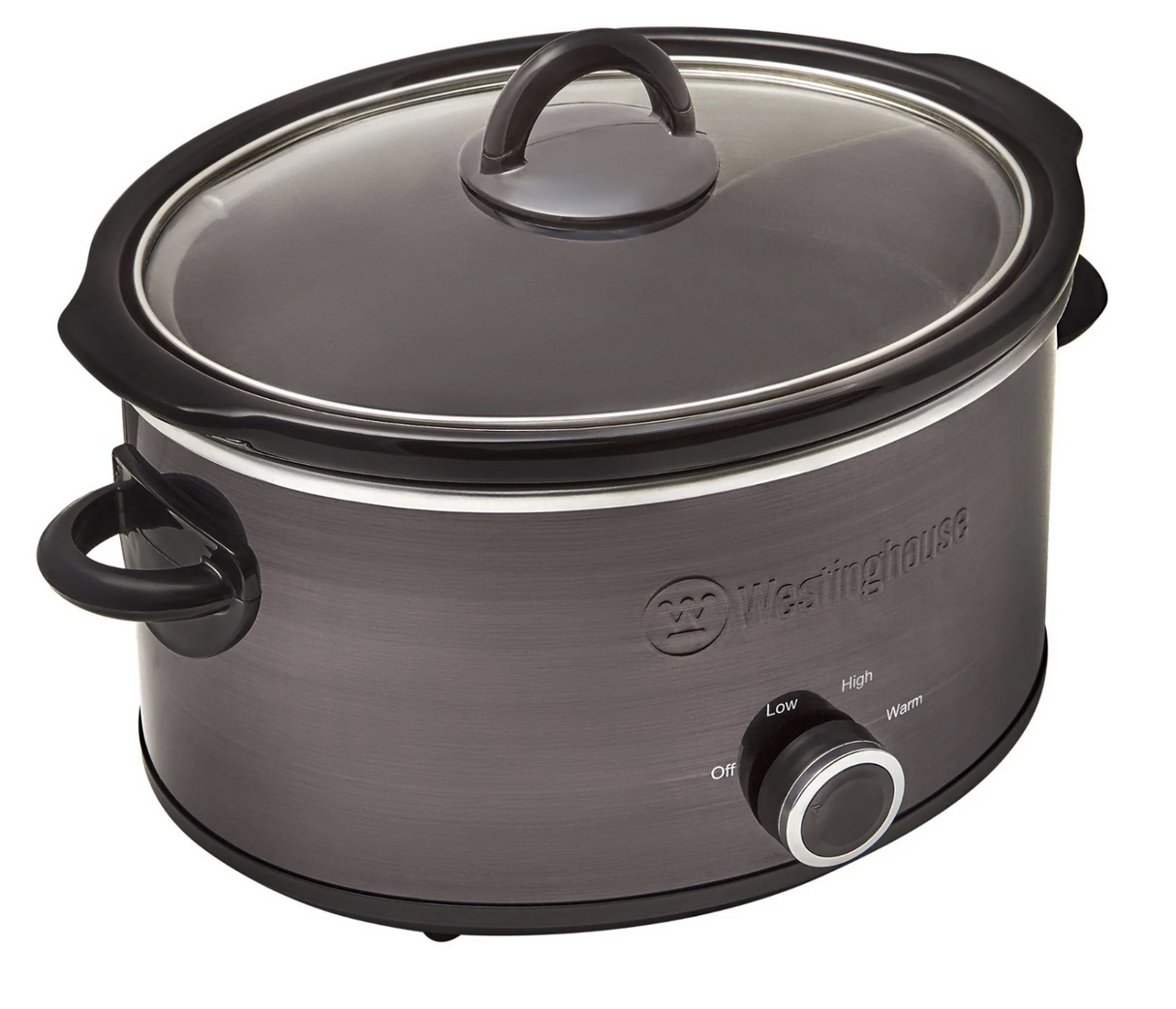 Westinghouse Slow Cooker 3.5L Cermaic Pot Black Stainless