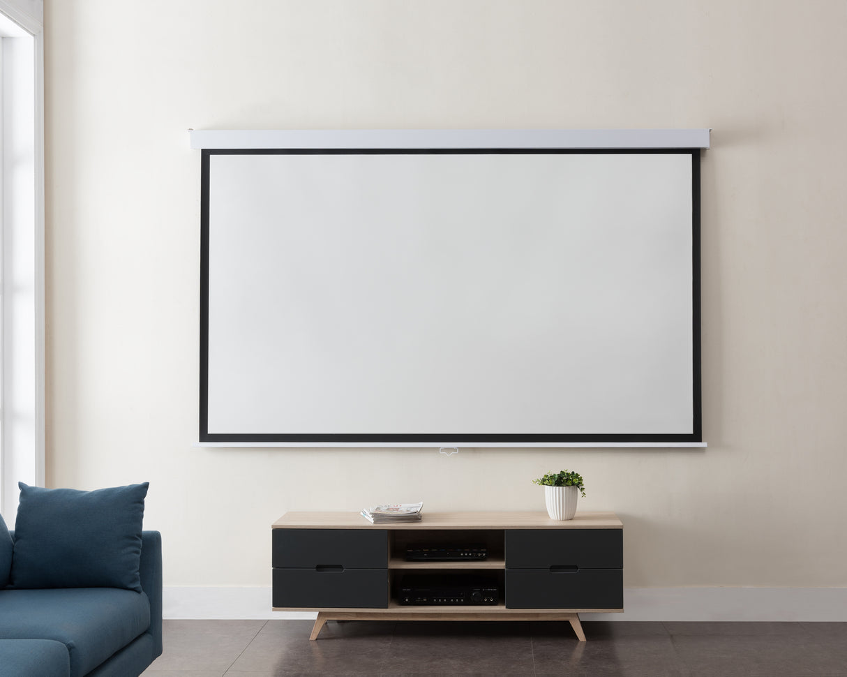 Westinghouse 110" Pull Down Projector Screen Theatre Projection Wall Mountable 16:9