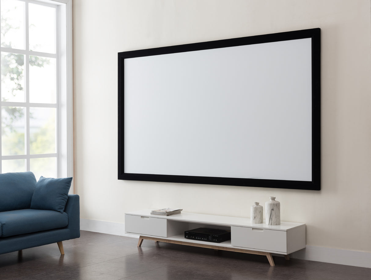 Westinghouse 140" Fixed Frame Projector Screen Theatre Projection Wall Mountable 16:9