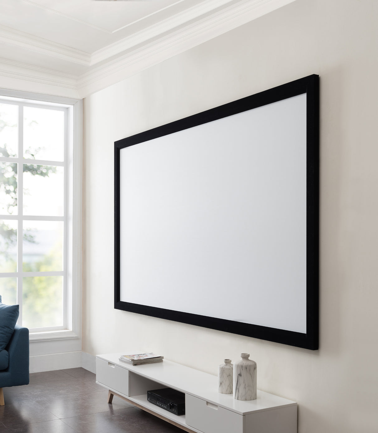 Westinghouse 140" Fixed Frame Projector Screen Theatre Projection Wall Mountable 16:9