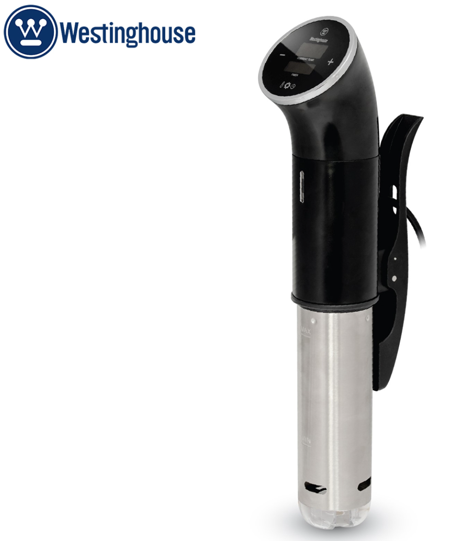 Westinghouse Sous Vide Immersion Cooker in Silver & Black