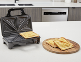 Westinghouse 2-Slice Toasted Sandwich Maker - Black WHSWM02K