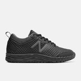 New Balance Womens WID806K1 Low Top Lace Up Work Sneaker - Black