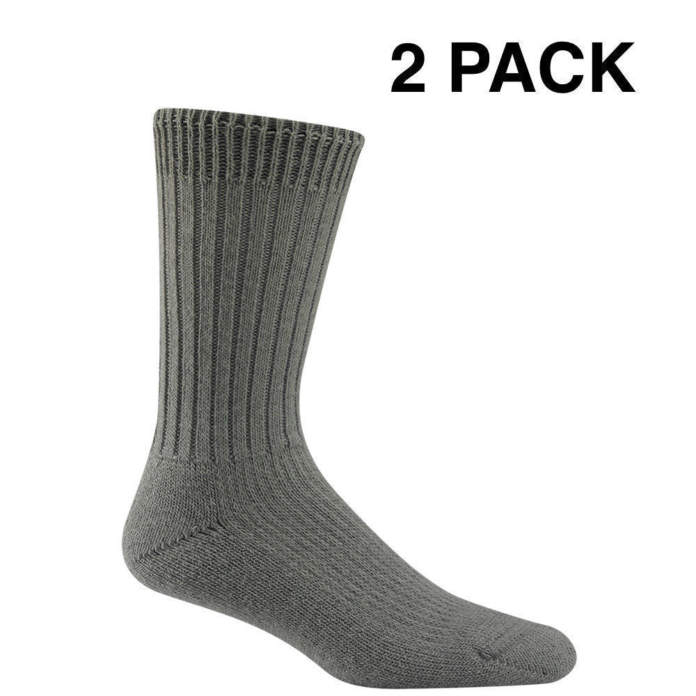 WIGWAM Uniform 2-Pack Socks Crew Hiker MADE IN USA Midweight