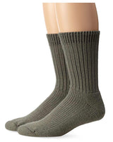 WIGWAM Uniform 2-Pack Socks Crew Hiker MADE IN USA Midweight - Foliage Green