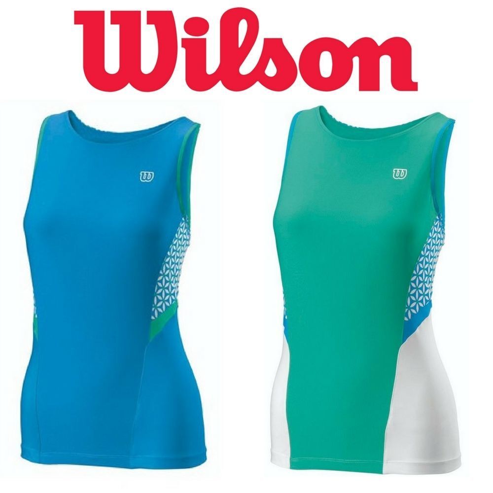 WILSON Womens Guts N Glamour Tennis Tank Top T Shirt Tee WR3006600 WR3006500