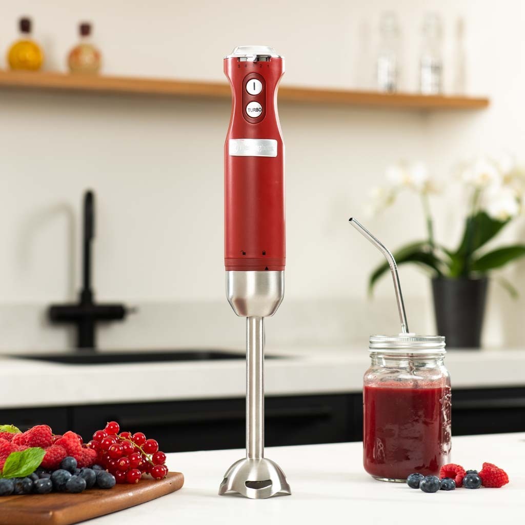 Westinghouse Retro Series New House Kitchen Corded Handheld Blender - Red