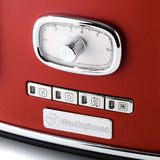 Westinghouse Retro Series 4 Slice Toaster with Removable Crumb Tray - Red