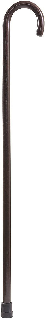 93cm WOODEN WALKING STICK Wood Cane Pole Carved Varnished Deluxe Sturdy - Mahogany