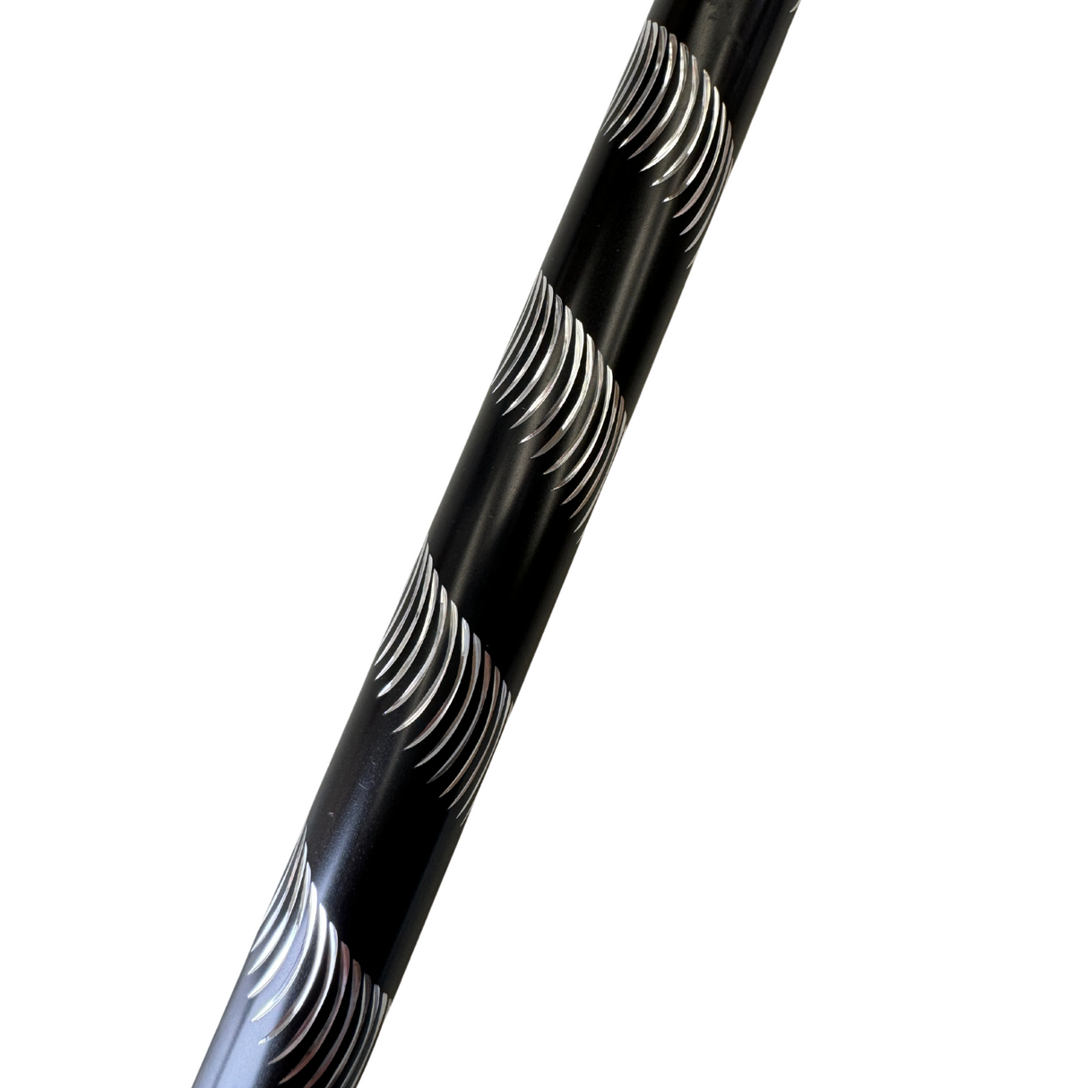 90cm Extra Sturdy Aluminium Walking Stick Pole w Ergonomic Handle - Black/Silver