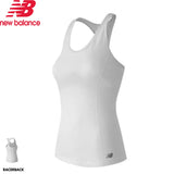 NEW BALANCE Womens Racerback Bra Tennis Top - White