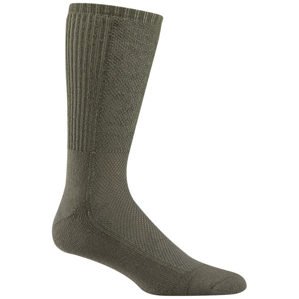 WIGWAM Hot Weather BDU Pro Midweight Socks Crew Hiker MADE IN USA - Foliage Green