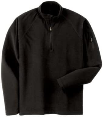 ExOfficio Microstretch Zip Pullover Top Tee T-Shirt Hiking Camping 1011-0734 - Black - L