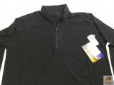 ExOfficio Microstretch Zip Pullover Top Tee T-Shirt Hiking Camping 1011-0734 - Black - L