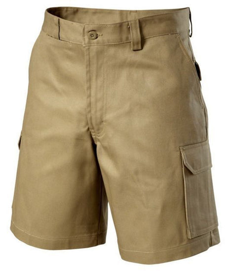 HARD YAKKA Generation Y Work Cargo Shorts Cotton Drill Utility Pockets Y05500 - Khaki (260)