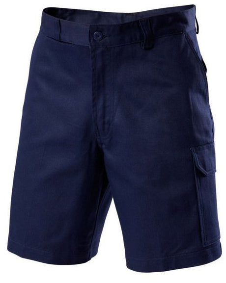 HARD YAKKA Generation Y Work Cargo Shorts Cotton Drill Utility Pockets Y05500 - Navy (438)