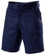 HARD YAKKA Generation Y Work Cargo Shorts Cotton Drill Utility Pockets Y05500 - Navy (438)