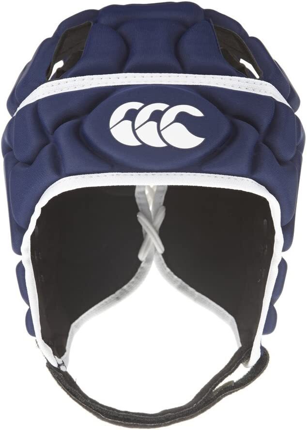 Canterbury Club Headgear Football NRL Rugby AFL Padded Helmet - Navy (Small)