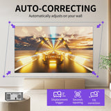 5G WiFi Bluetooth 5.0 FHD Smart Projector IOS Android Home Movie Theater HDMI